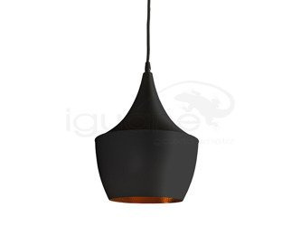Lampa ORIENT wisząca czarna / złota